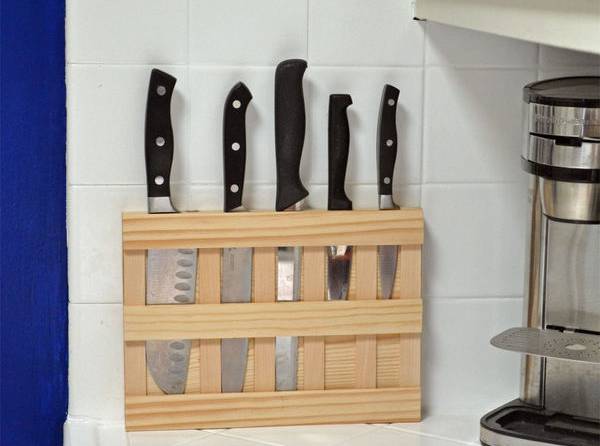 Делаем деревянную подставку для ножей