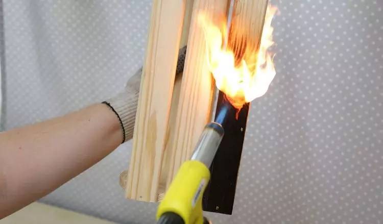 Технология обжигания древесины