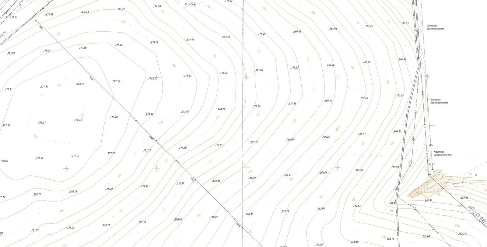 «Топографическая» карта из древесины, как настенное панно