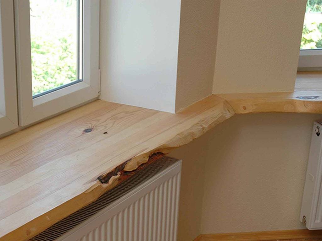Как сделать деревянный подоконник своими руками