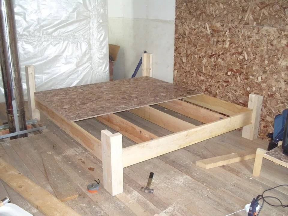 Кровать своими руками из дерева: чертежи и сборка, инструкция