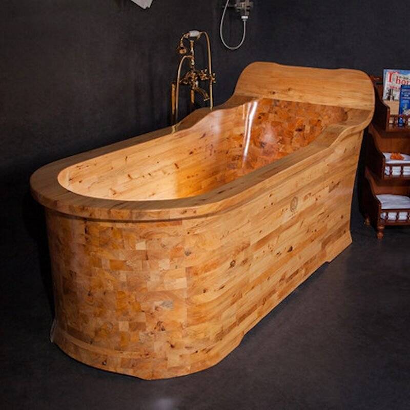 Деревянная ванна своими руками: дизайн, этапы изготовления