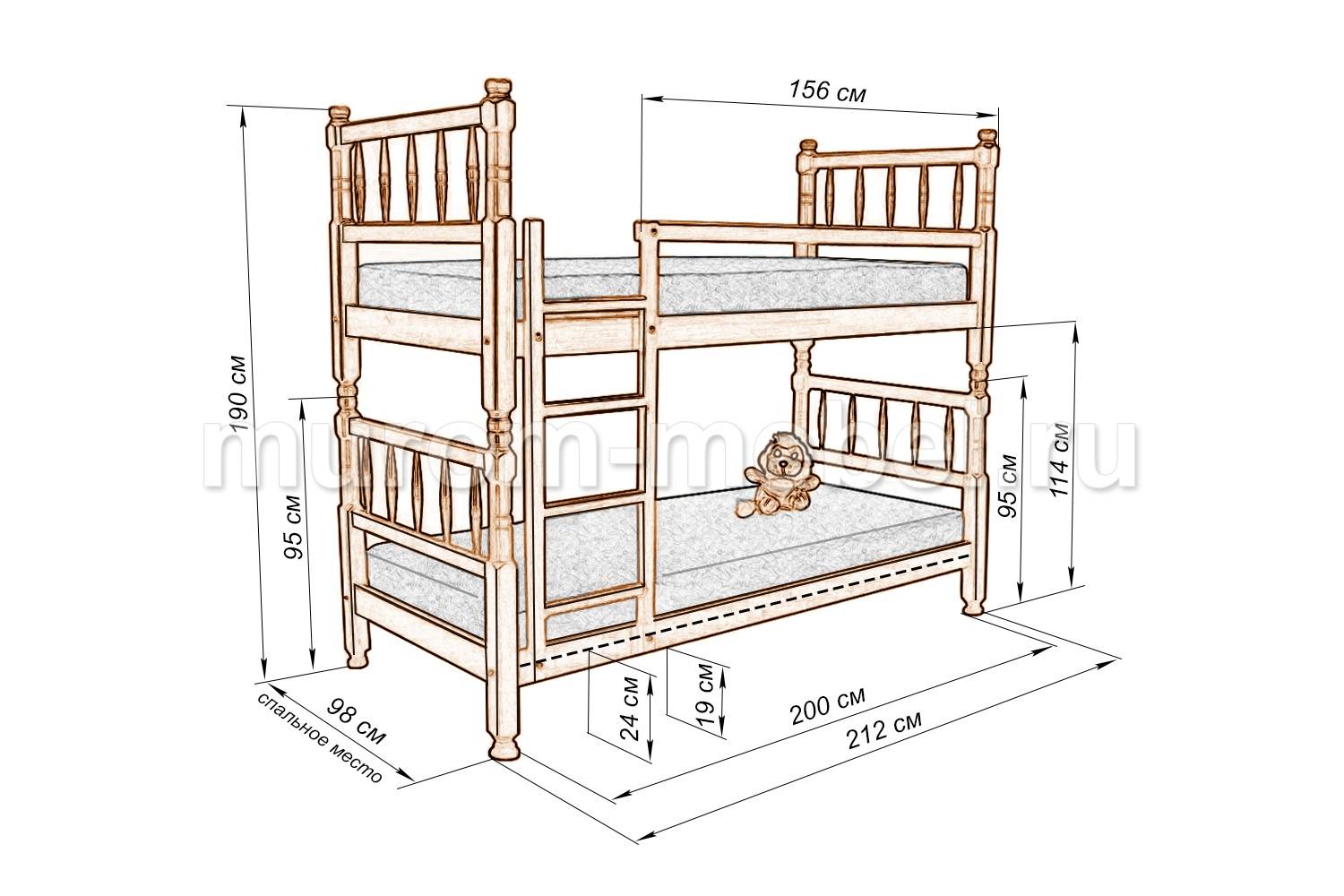 ? деревянная кровать своими руками: чертежи, разновидности, инструкция