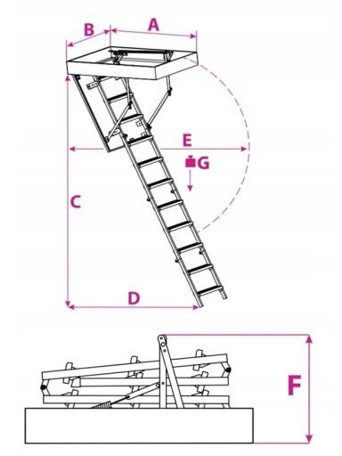 Складная лестница на чердак своими руками – способы изготовления