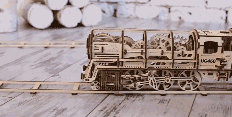 Новые деревянные конструкторы UGEARS — колёсная лира и шкатулка с секретом