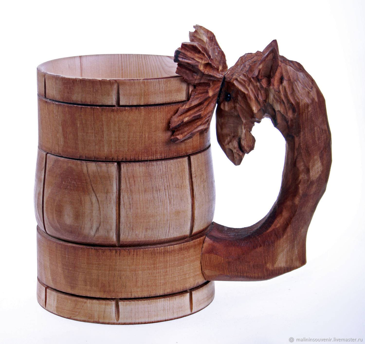 Деревянная кружка для чая и пива: финская кукса, дубовые чашки