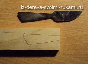 Нож для резьбы по дереву из старого напильника
