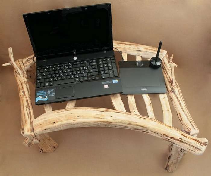 Столик для ноутбука в кровать своими руками: этапы работ
