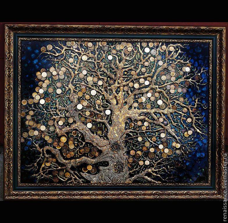 Денежное дерево – талисман из монет на богатство, как сделать своими руками
