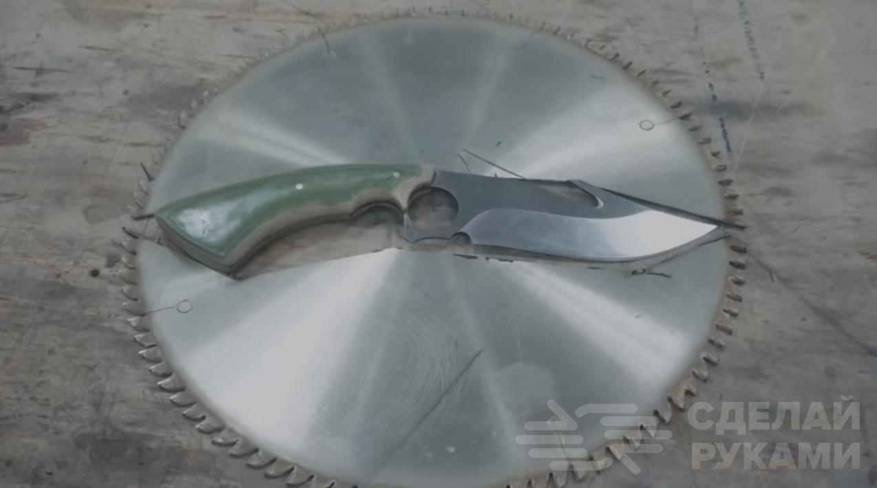Нож из пильного диска своими руками