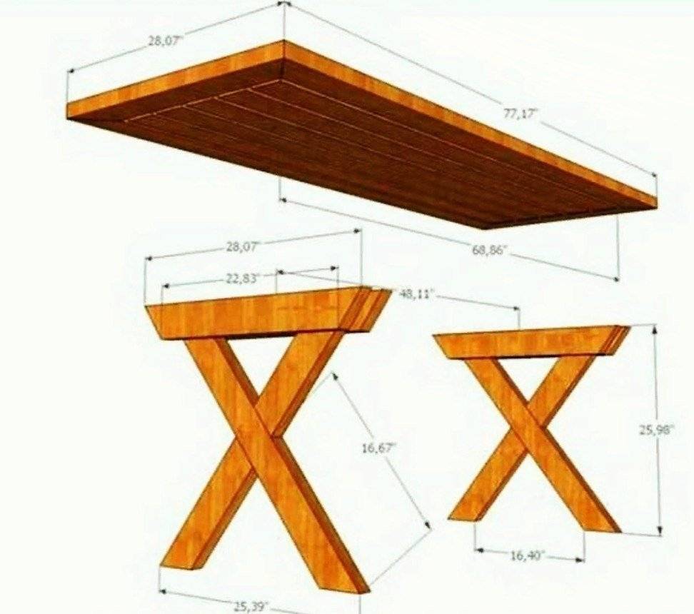 Деревянный стол - 106 фото-идей современной мебели из массива дерева