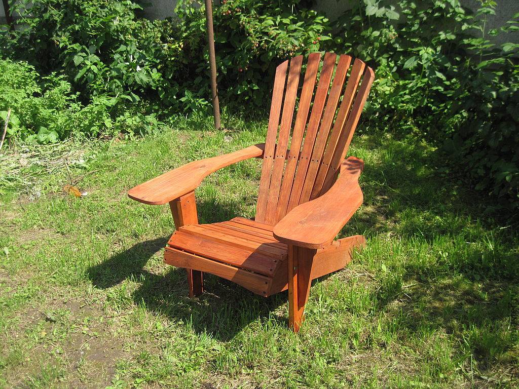 Уютное деревянное садовое кресло своими руками - сделай сам