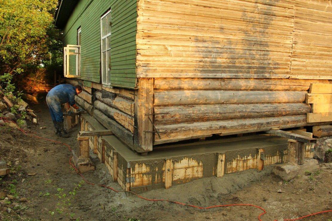 Ремонт фундамента деревянного дома. правила ремонта фундамента деревянного частного дома