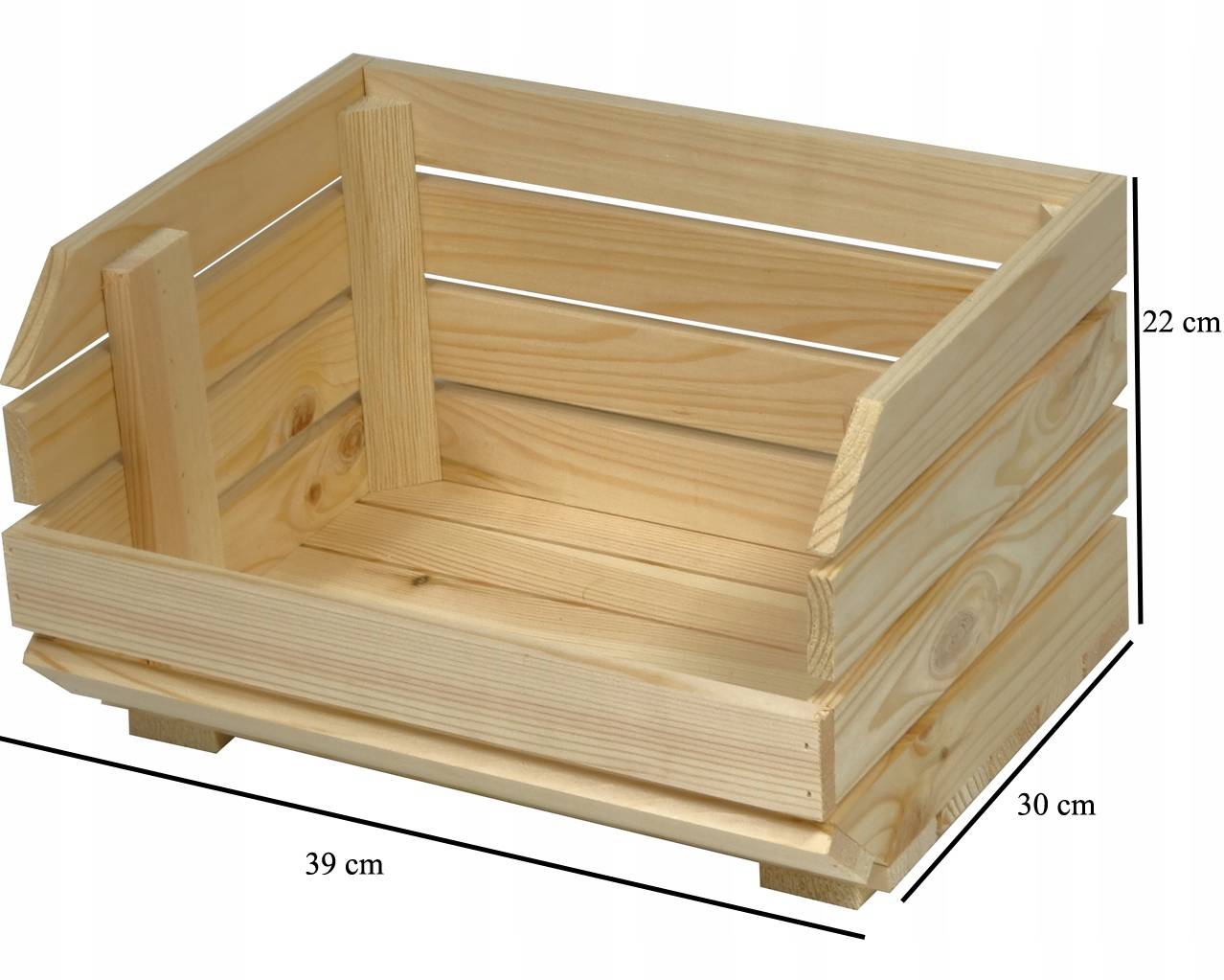 Небольшой деревянный ящик для хранения овощей