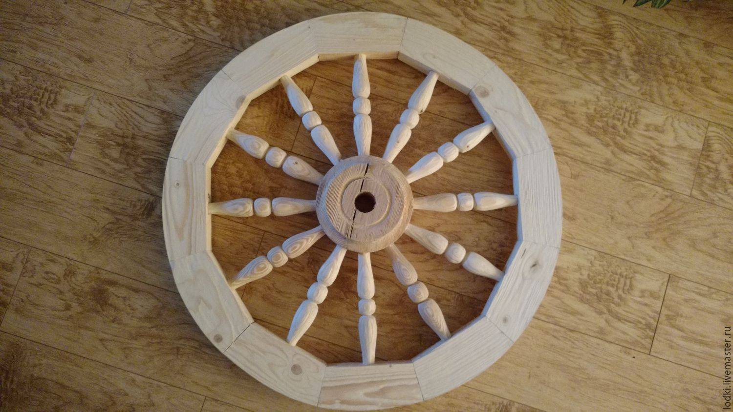 Как сделать деревянное колесо своими руками чертежи