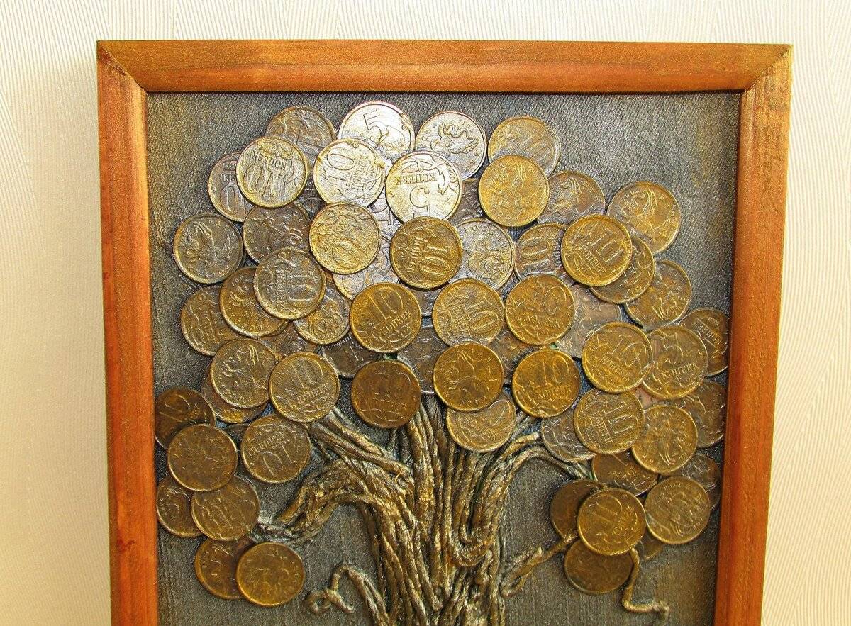 Денежное дерево из монет своими руками, приметы, фото, видео
