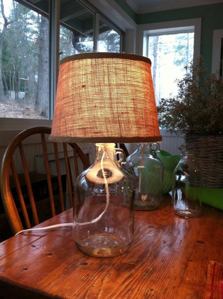Как сделать лампу из бутылки своими руками, 27 фото. красивые интерьеры и дизайн