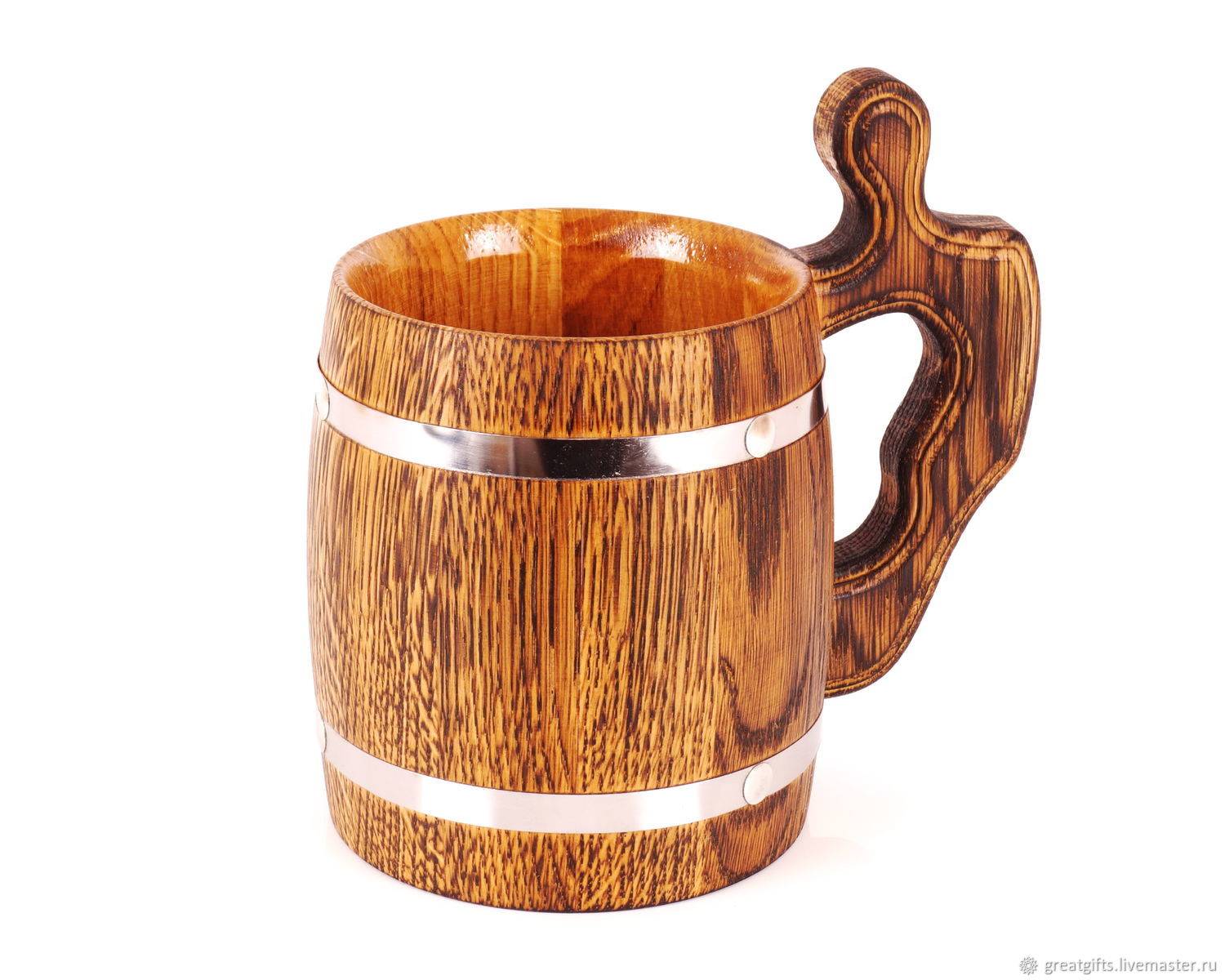 Кружка из дерева своими руками для пива и чая