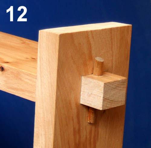 Простой способ спрятать шуруп при соединении деревянных деталей