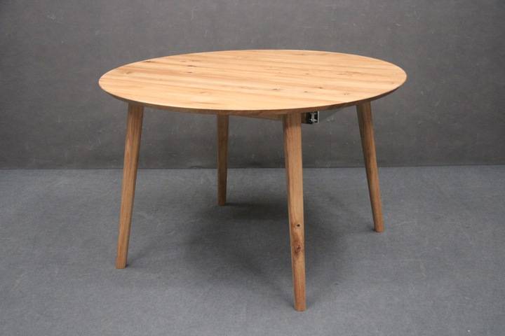 Круглый деревянный стол на одной ножке: 125+ моделей для тех, кто не привык выбирать между эстетикой и функциональностью