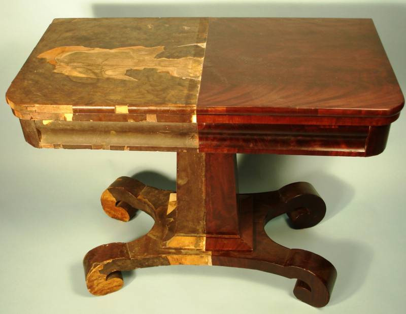 Устранение трещин в деревянной мебели и реставрация поверхностей