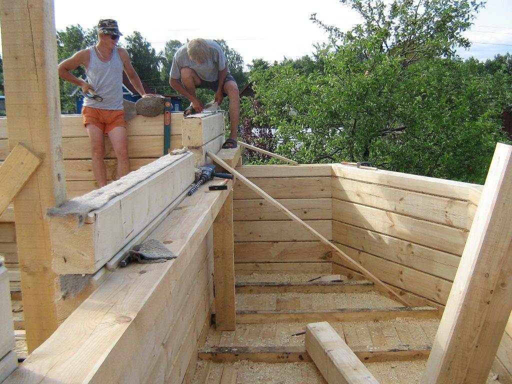 Технология строительства дома из сруба: как построить дом из сруба своими руками