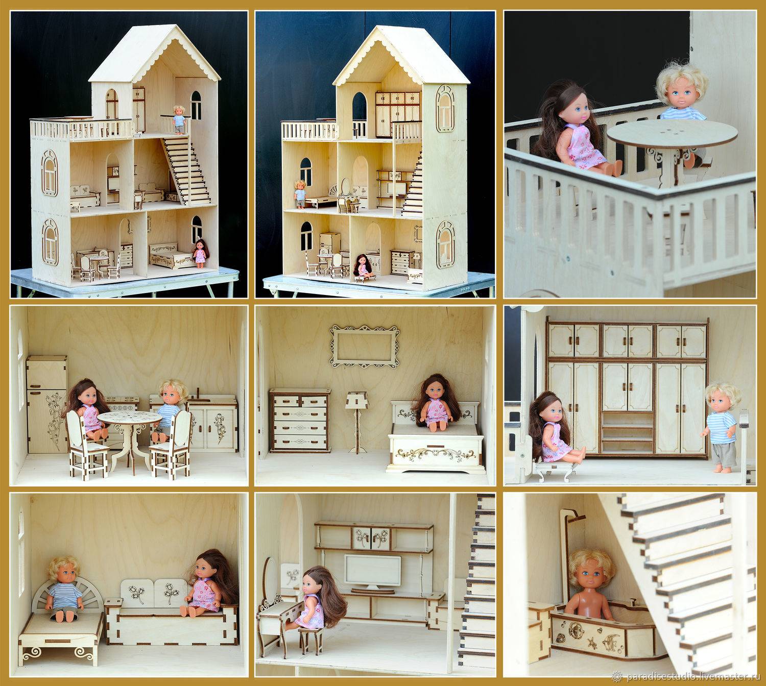 Кукольный домик своими руками - 74 фото примера изящных домиков для кукол