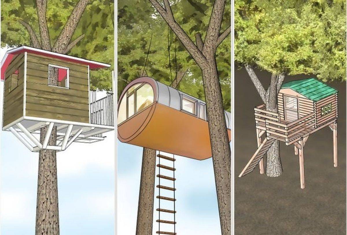 Домик на дереве для детей: как сделать и построить, проекты своими руками