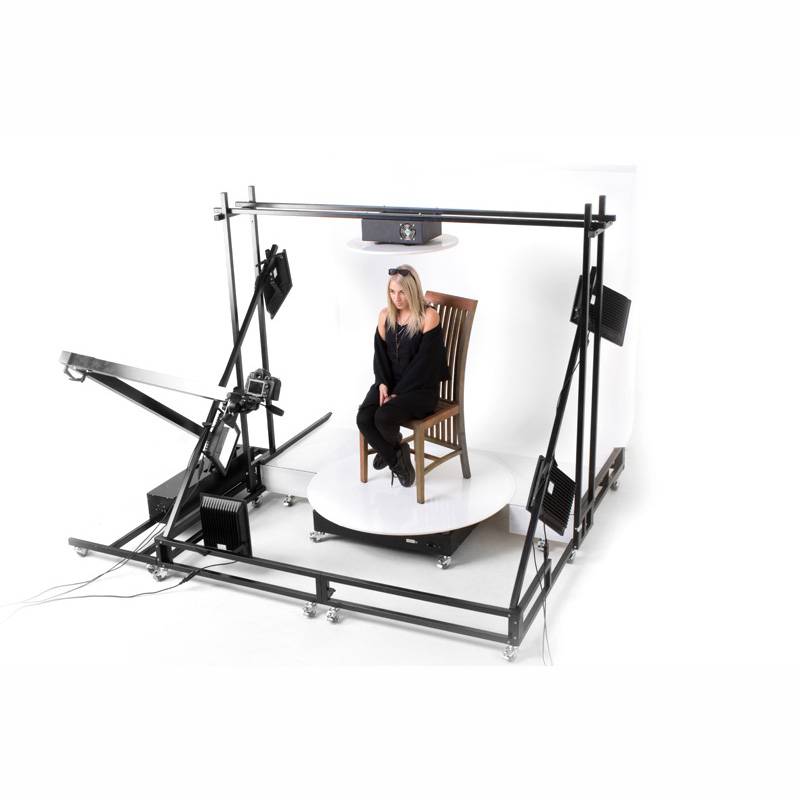 Деревянный поворотный стол для предметной съёмки с мотором