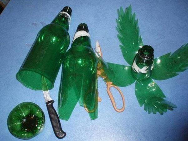 Пальма из пластиковых бутылок своими руками: Рай на Земле