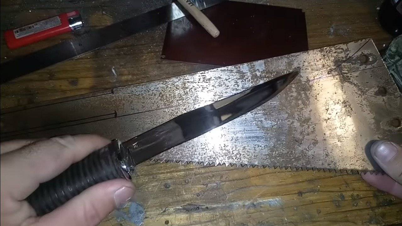 Можно ли сделать нож из диска по бетону