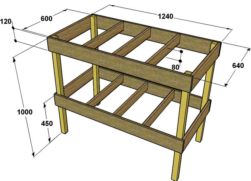 Складной верстак своими руками: что нам стоит простой стол построить