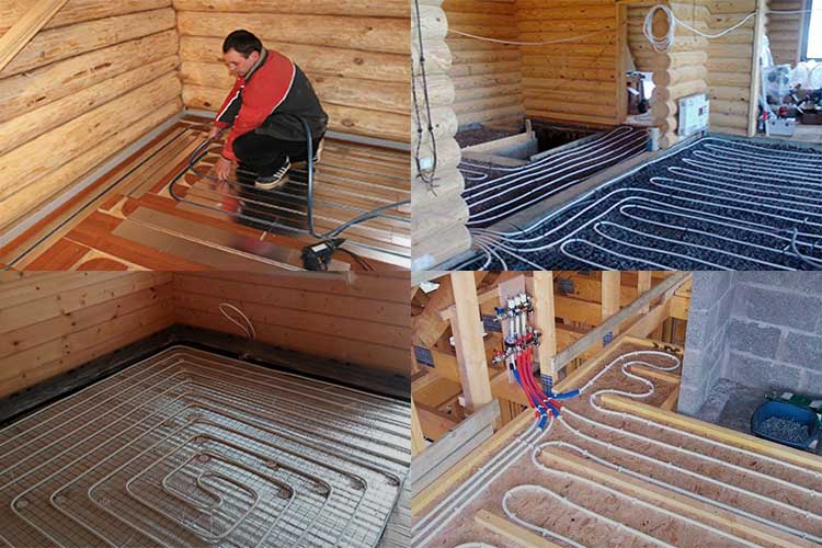 Водяной теплый пол в деревянном доме. устройство и монтаж. видео