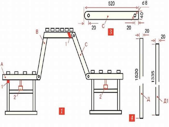 Стол-скамейка трансформер: чертежи, примеры с размерами. создаем стол-скамейку трансформер своими руками