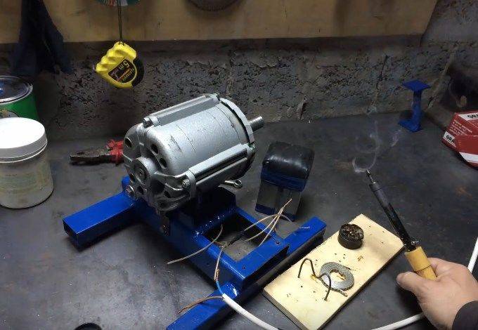 Самодельный токарный станок из двигателя от стиральной машинки
