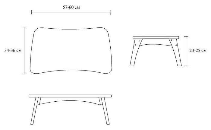 Подставка для ноутбука своими руками: чертежи и как сделать, инструкция