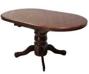 Простой столик из дерева и металла