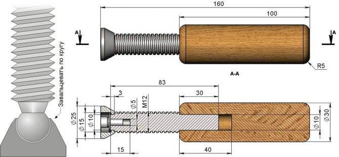 Как сделать длинные струбцины из профильной трубы (для склейки деревянных панелей)