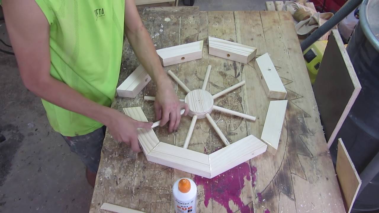 ᐉ изготовление деревянного колеса от телеги