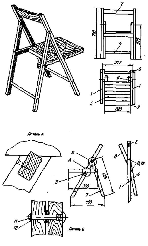 ⚒ изготовление раскладного стула своими руками: комфорт на природе и в пути