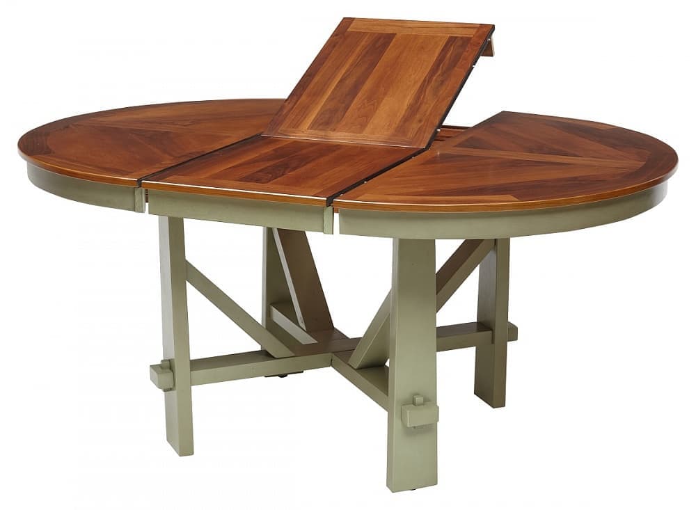 Круглый деревянный стол на одной ножке: 125+ моделей для тех, кто не привык выбирать между эстетикой и функциональностью