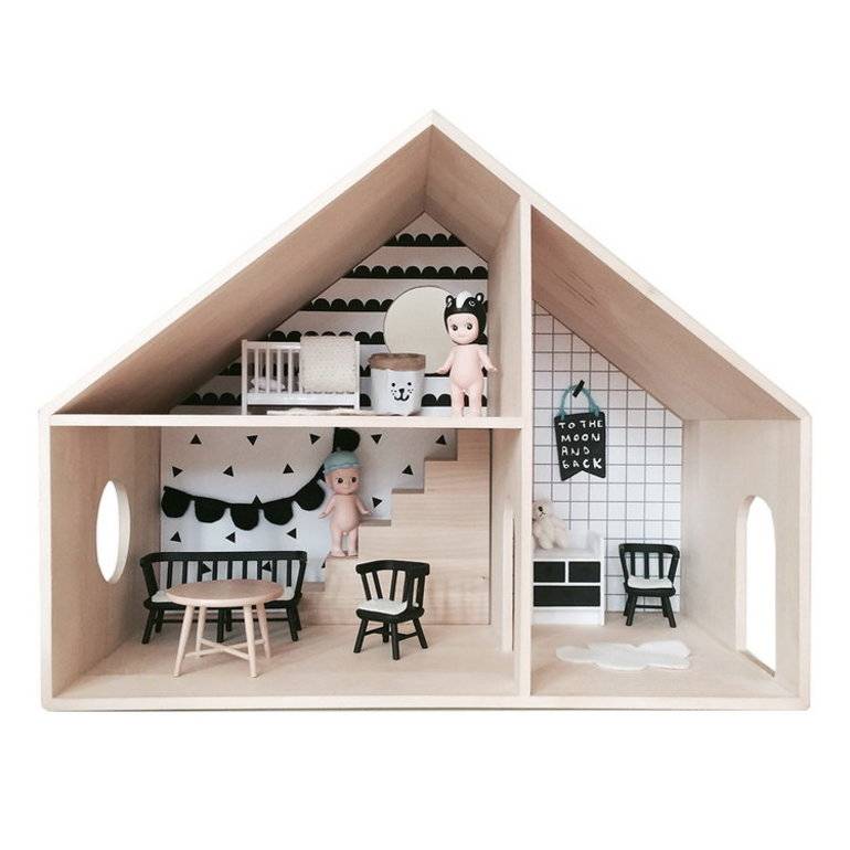 Кукольный домик своими руками - интересные идеи из фанеры, картона, дерева