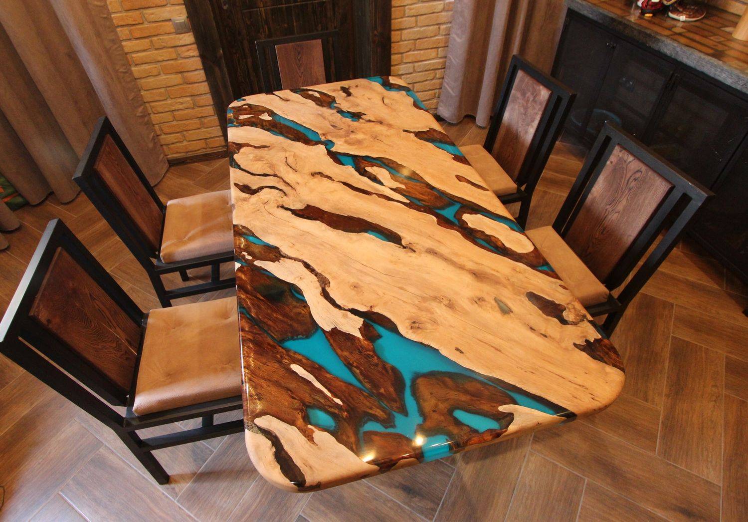 Стол из спила дерева: 110 фото расположения всегда уникальных столов