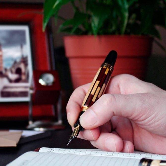 Пишущая ручка из дерева своими руками
