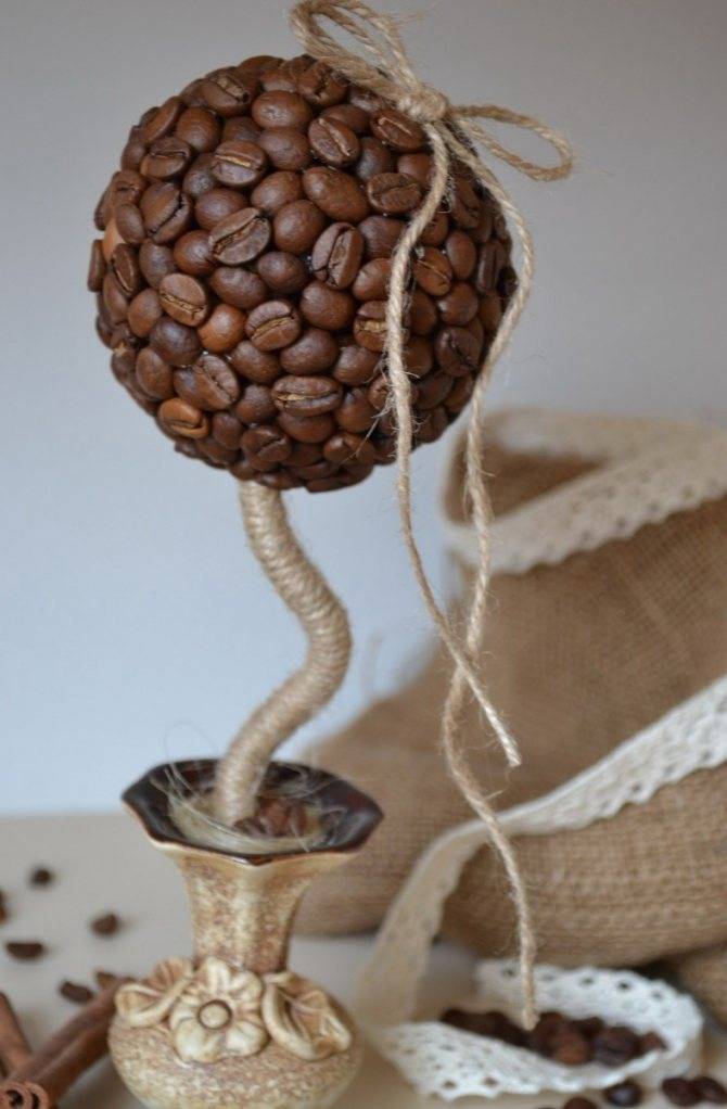 Кофейное дерево своими руками для тех, кто любит кофе