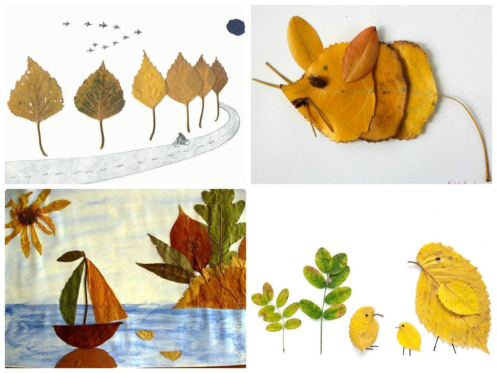 Осенние поделки из листьев - 135 фото и видео инструкция создания красивых поделок