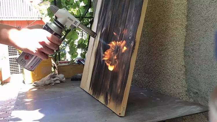 Технология обжигания древесины
