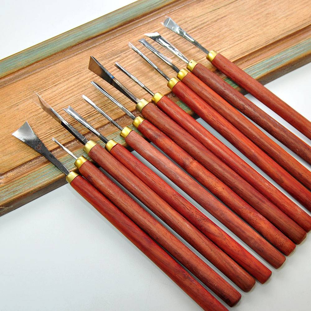 Инструменты для резьбы по дереву: ножи, стамески, резцы, топорик