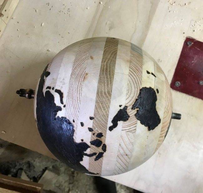 Технология изготовления деревянного глобуса