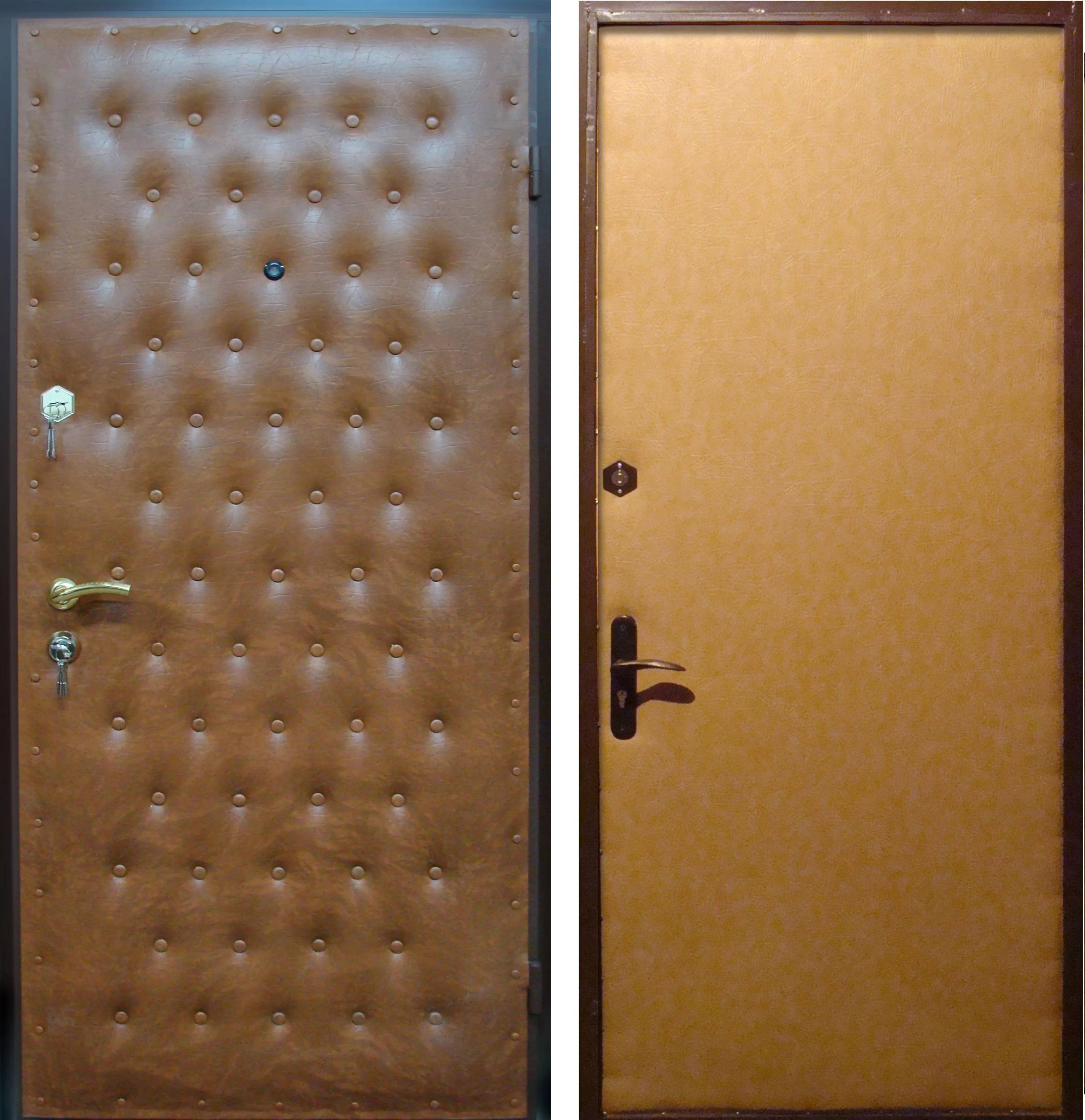 Обшивка дверей в квартире: металлических и деревянных, материалы, ремонт, как оббить с наружной и внутренней стороны, фото